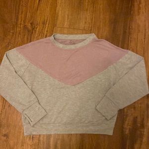 Z By Zella| Children’s Large (10-12)| Grey and Purple Long Sleeves Top